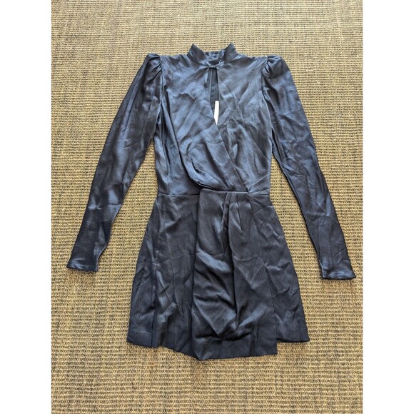 Frame Wrap Party Dress in Navy Size XS New - Picture 2 of 10